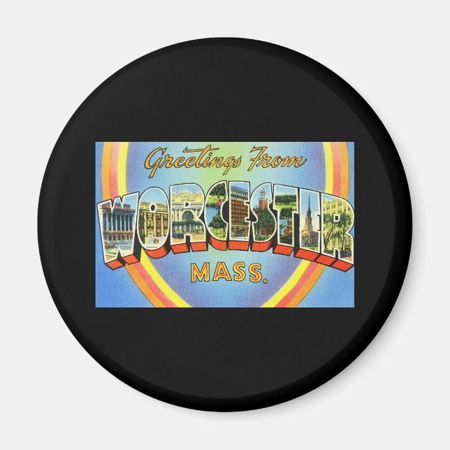 Íman Saudações de Worcester Massachusetts (Frente)