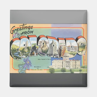 Íman Saudações Do Colorado, Vintage