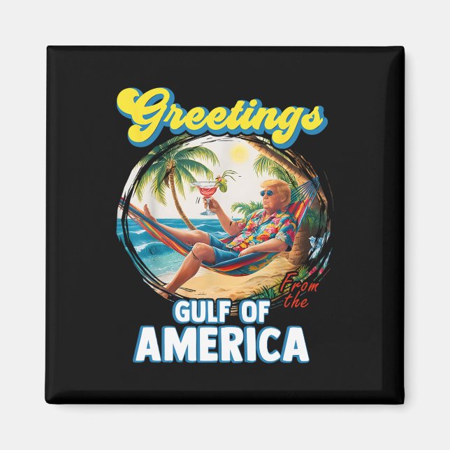 Íman Saudações Do Golfo Da América (Frente)