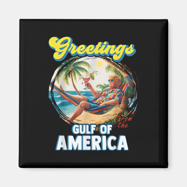 Íman Saudações Do Golfo Da América (Frente)