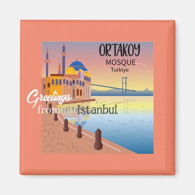 Íman Saudações do ímã turco de Istambul (Frente)