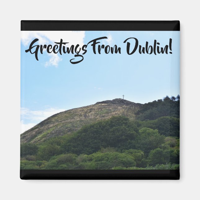 Íman Saudações Do Magnet De Dublin (Frente)