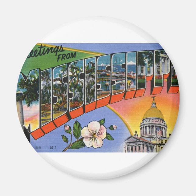 Íman Saudações Do Mississippi (Frente)