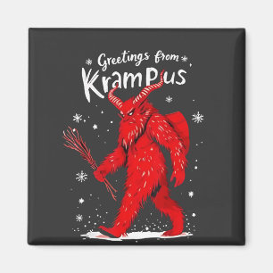 Íman Saudações do Natal de Krampus Xmas