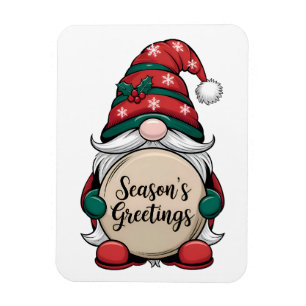 Íman Saudações do Natal Gnomo Season