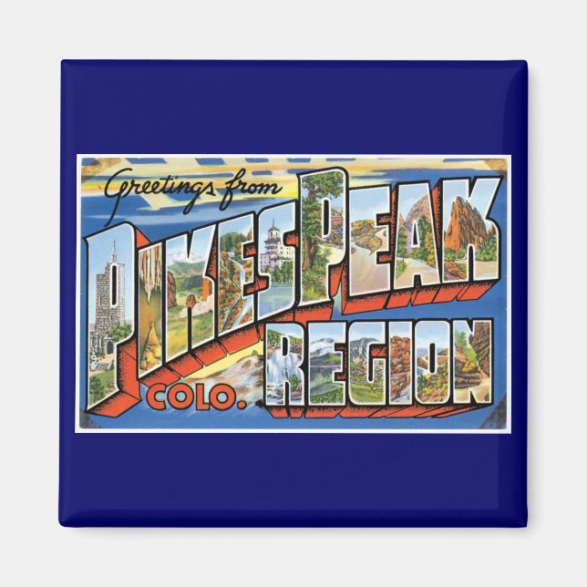 Íman Saudações do Pikes Peak, CO! (Frente)