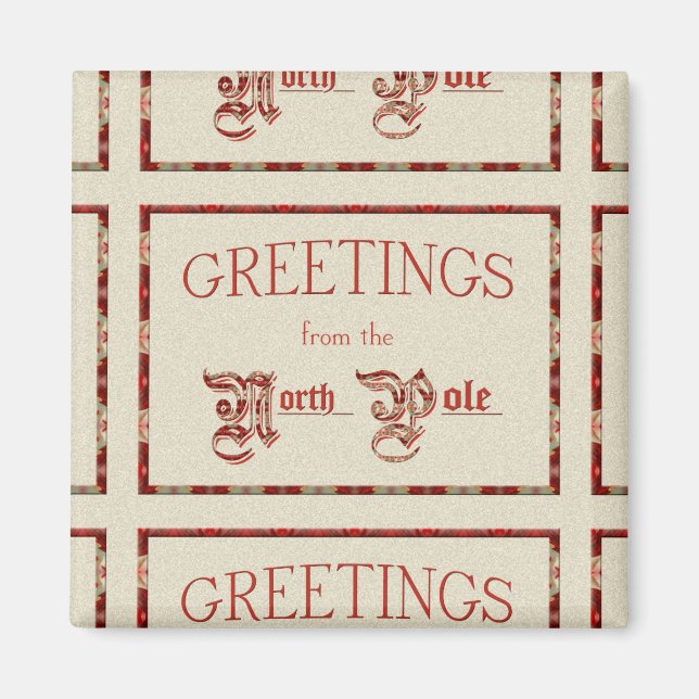 Íman Saudações do Polo Norte (Frente)