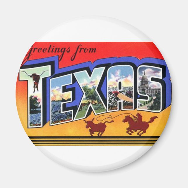 Íman Saudações Do Texas (Frente)