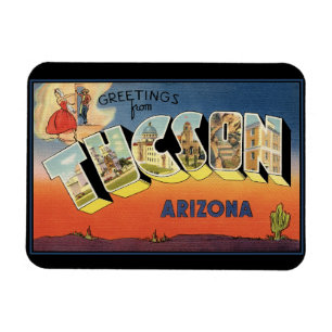 Íman Saudações do Tucson Arizona Magnet