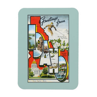 Íman Saudações Vintage de Idaho