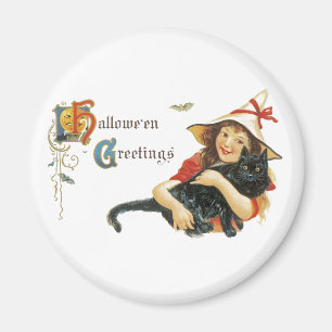 Íman Saudações Vintage Halloween
