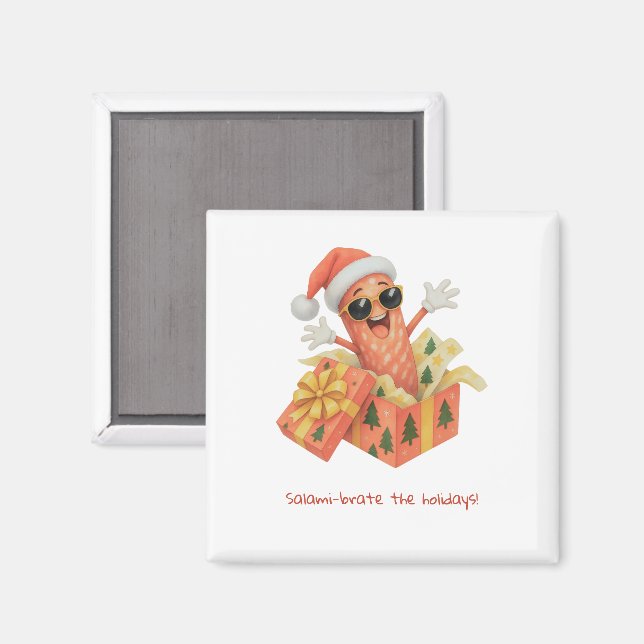 Íman saúdam o Natal com salame! (Front/Back)