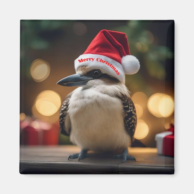 Íman "Saúde de Natal de Kookaburras" (Frente)