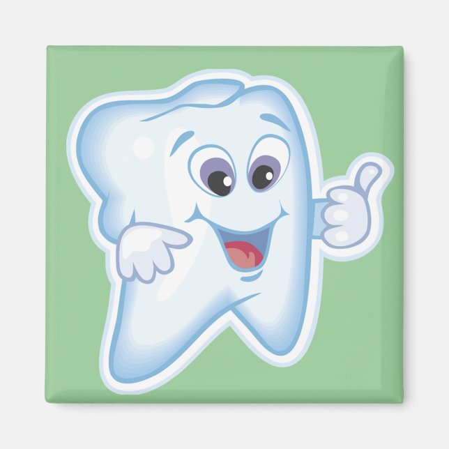 Íman Saúde Dental Engraçada (Frente)