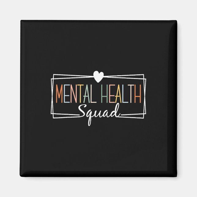 Íman Saúde Esquadrão Cérebro Doença Mental Sensibilizaç (Frente)
