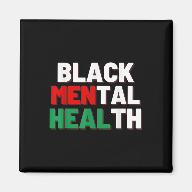 Íman Saúde Mental Negra  (Frente)