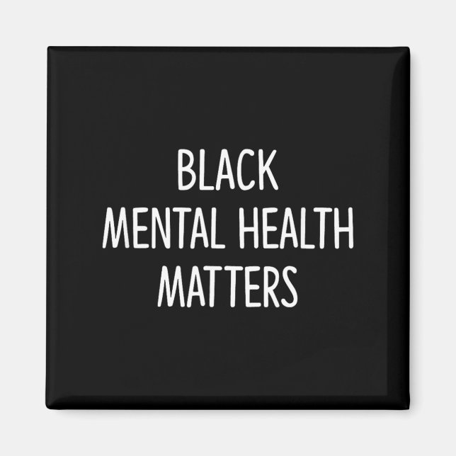 Íman Saúde Mental Negra é Importante - (Frente)
