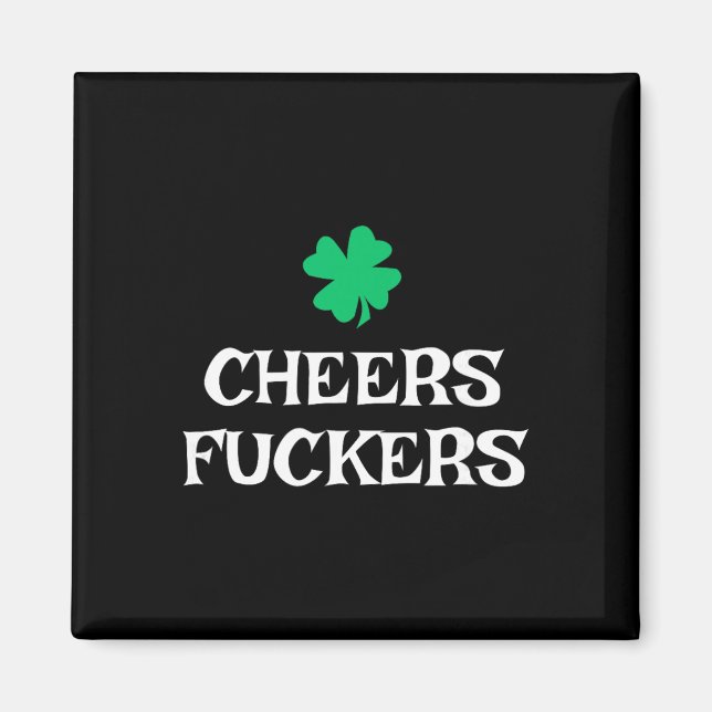 Íman Saúde St Patrick's Day Divertido Dia Irlandês de B (Frente)