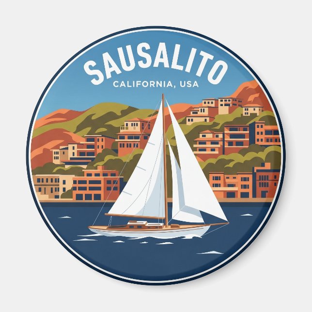 Íman Sausalito Califórnia (Frente)