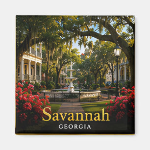 Íman Savannah Geórgia Musgo Espanhol & Praças Histórica