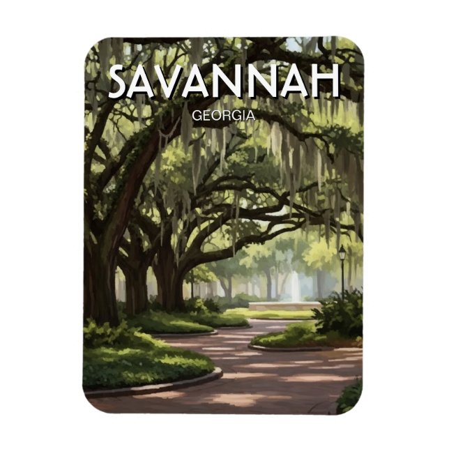 Íman Savannah Georgia Travel (Vertical)