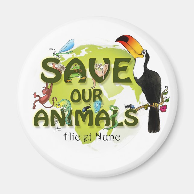 Íman Save our de vez de ânus (Frente)