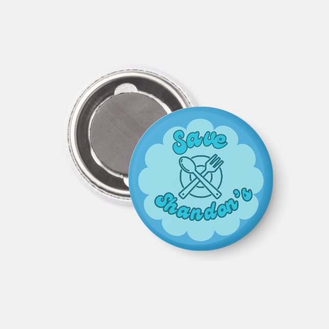 Íman SAVE SHANDON'S - Rob's Diner - The Crossing (Front/Back)