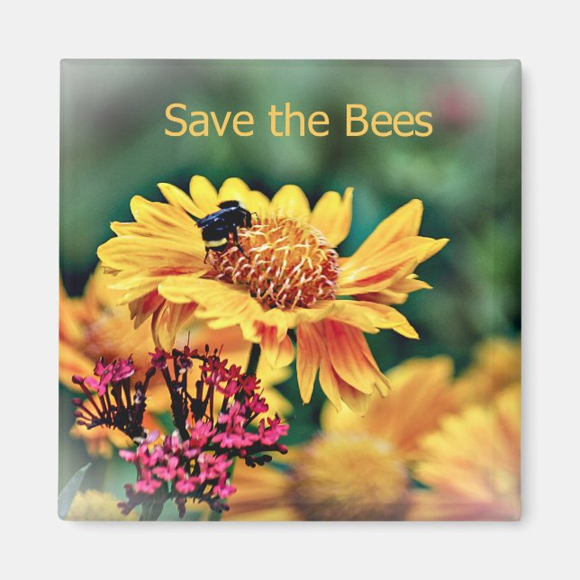 Íman sAVE THE BEES MAGNET (Frente)