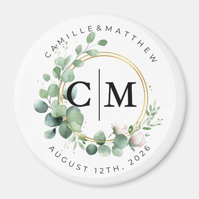 Íman Save the Date Magnet (Frente)