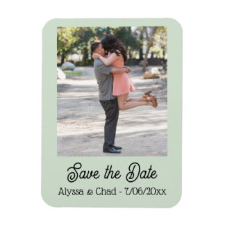 Íman Save the date magnet personalized photo