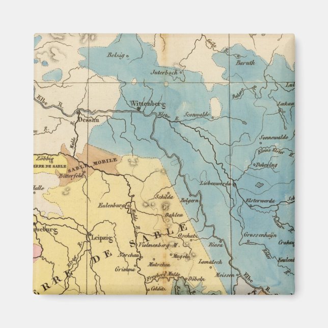 Íman Saxe mineralogica (Frente)