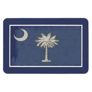 Íman SC Palmetto State Flag Magnet