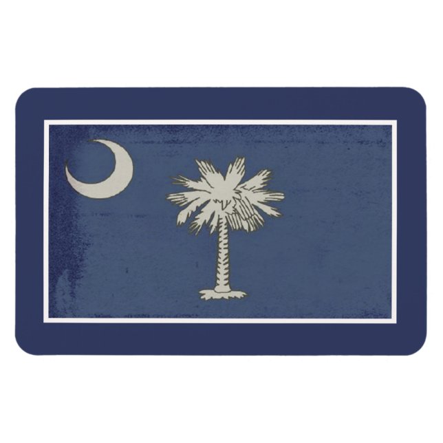 Íman SC Palmetto State Flag Magnet (Horizontal)