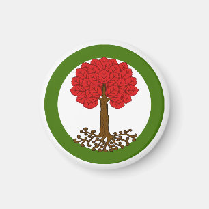 Íman SCA Myrgan Wood Magnet