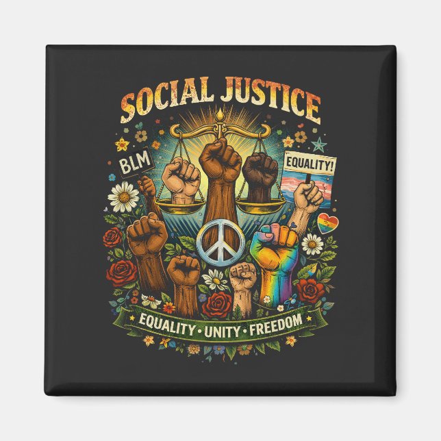 Íman Scales of Justice (Frente)