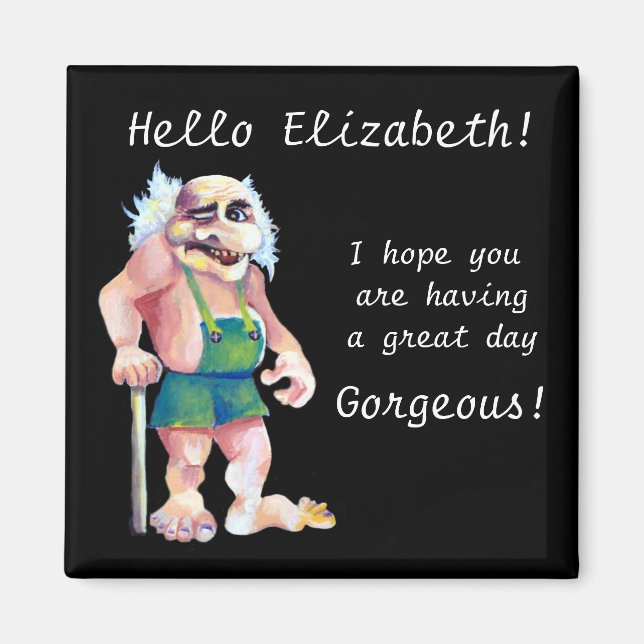 Íman Scandinávia Engraçado, Troll de Amor (Frente)