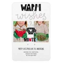 Íman Scandinavian Doodle Christmas PHOTO Keepape