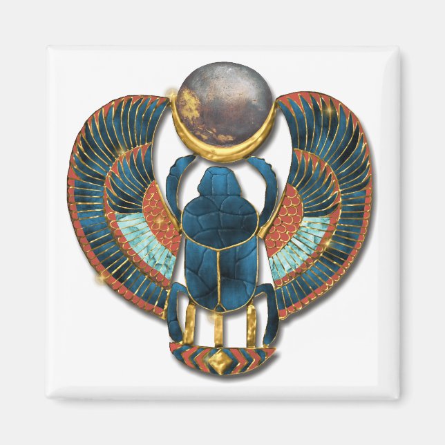 Íman Scarab Sagrado do Rei Tut (Frente)