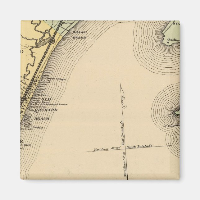 Íman Scarborough, Old Orchard, Saco, Biddeford (Frente)