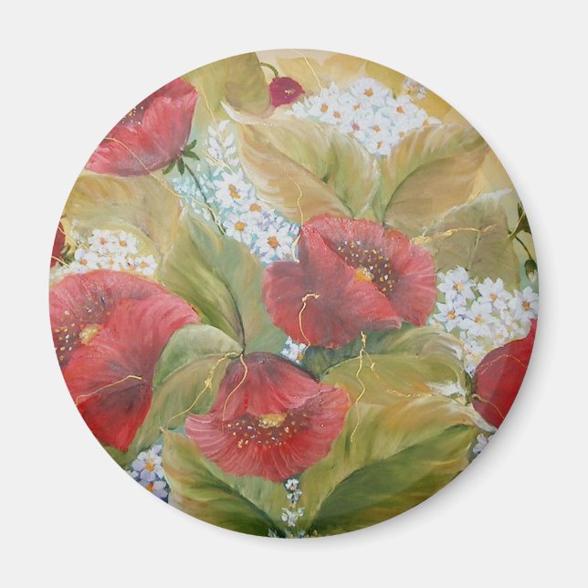 ÍMAN SCARLET POPPIES FINEARNET MAGNET (Frente)