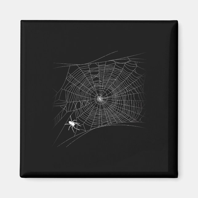 Íman Scary Spider Web - Dia das Bruxas da Viúva Negra (Frente)