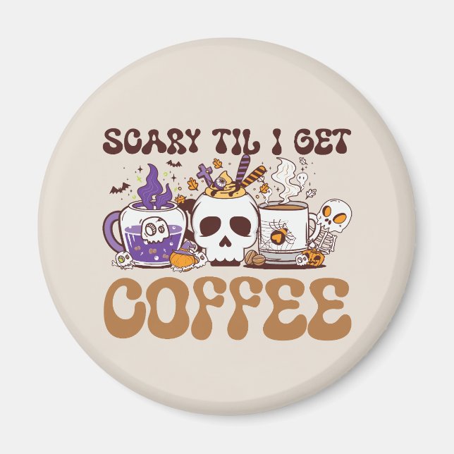 Íman Scary Til Eu Vou Pegar Café (Frente)