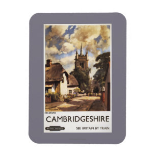 Íman Scense Country View British Railways Poster