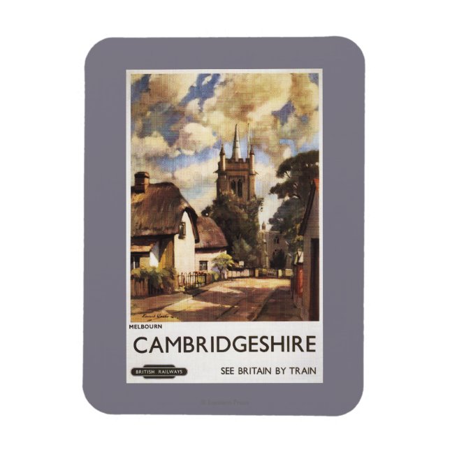 Íman Scense Country View British Railways Poster (Vertical)