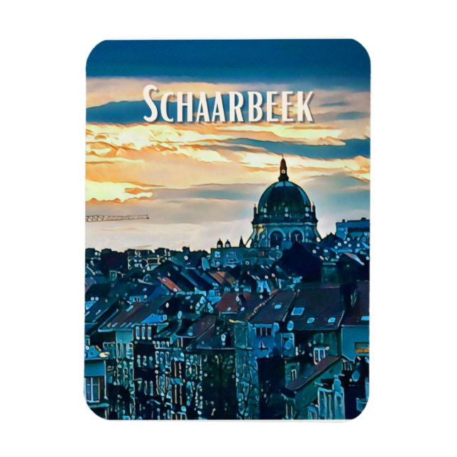 Íman Schaerbeek Belgique Photo Vintage (Vertical)