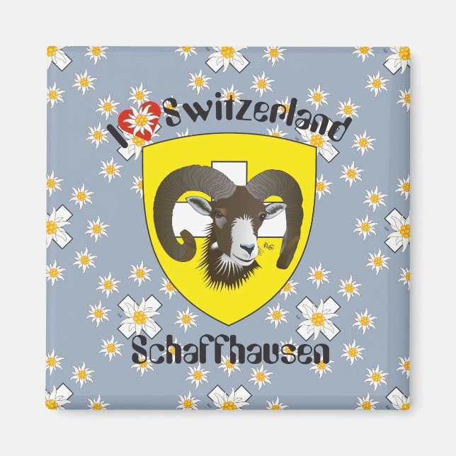Íman Schaffhausen - Schweiz - Suisse - Svizzera Magnet (Frente)
