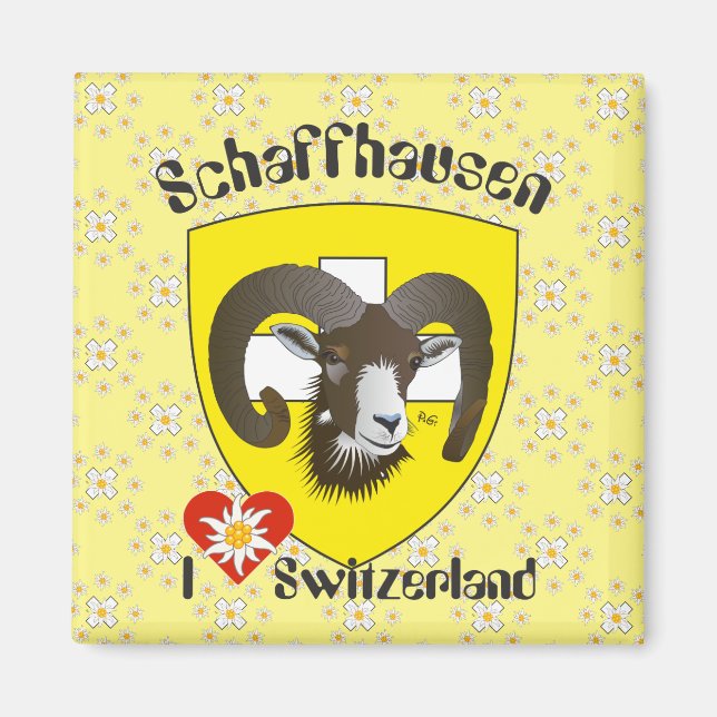 Íman Schaffhausen - Schweiz - Suisse - Svizzera Magnet (Frente)