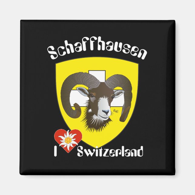 Íman Schaffhausen - Schweiz - Suisse - Svizzera Magnet (Frente)