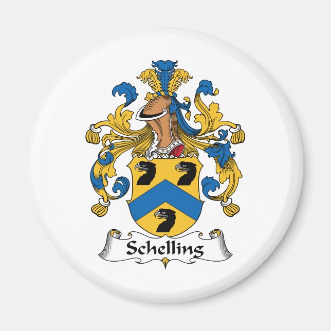 Íman Schelling Family Crest (Frente)