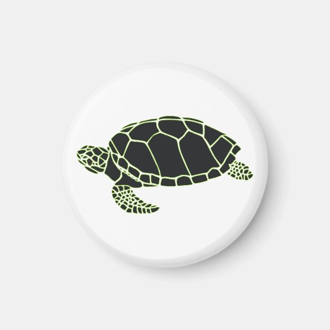 Íman Schildkröte grün schwarz (Frente)